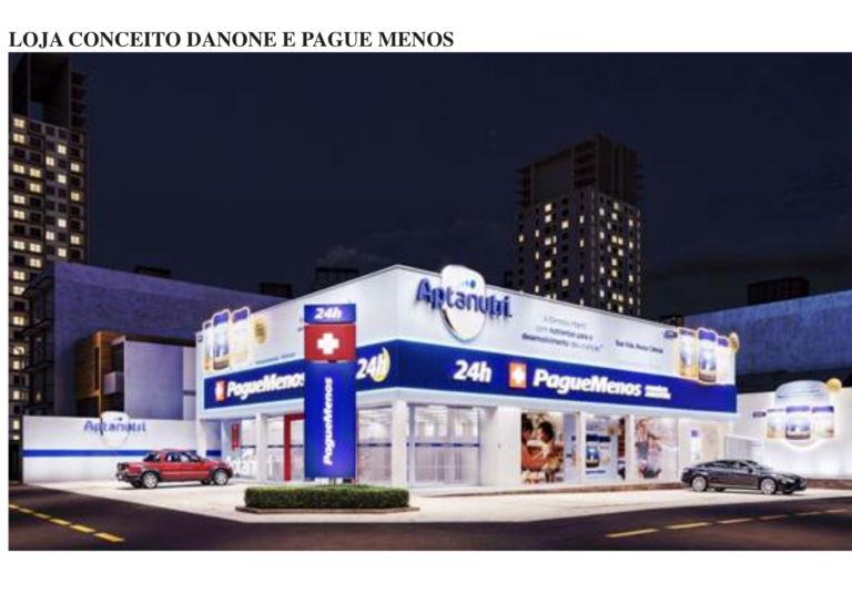 Danone e Pague Menos promovem loja conceito no CE