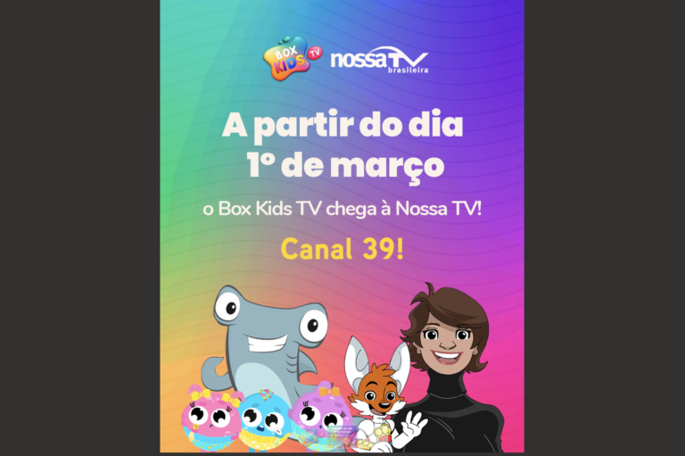 Box Kids TV passará a integrar a programação da Nossa TV