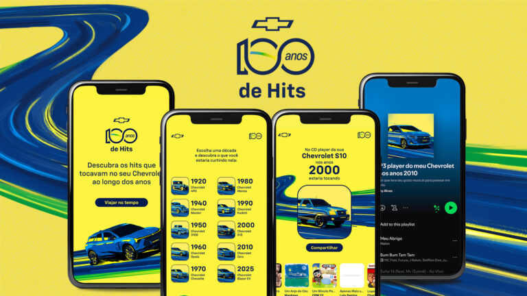 Chevrolet celebra 100 anos com campanha no Spotify