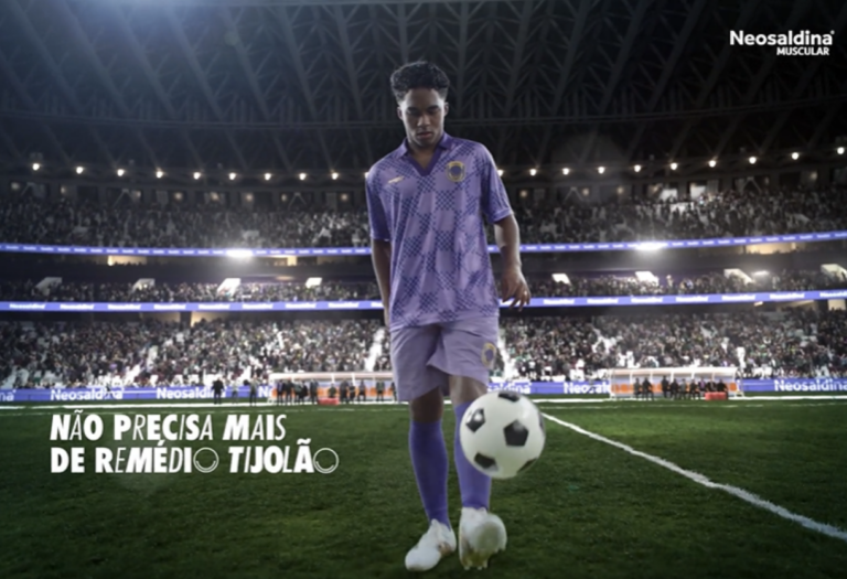Neosaldina Muscular estreia campanha com embaixador Endrick