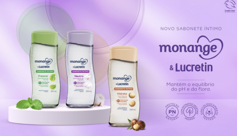 Coty lança sabonetes íntimos Monange & Lucretin