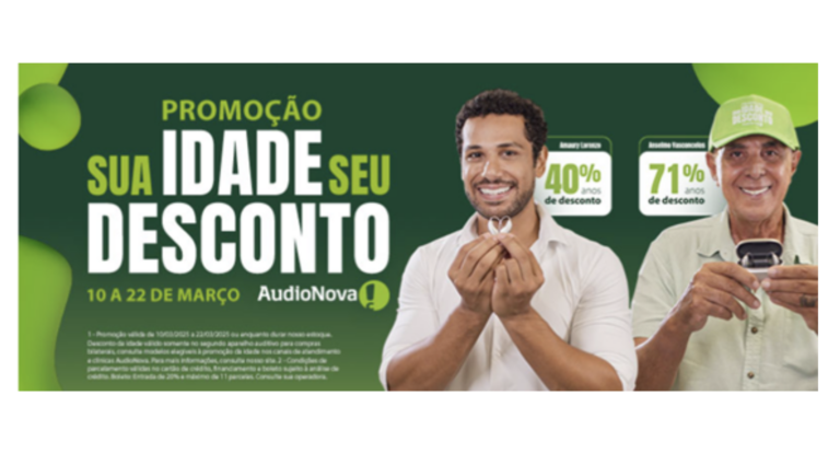 “Sua Idade Seu Desconto” incentiva o cuidado com a audição