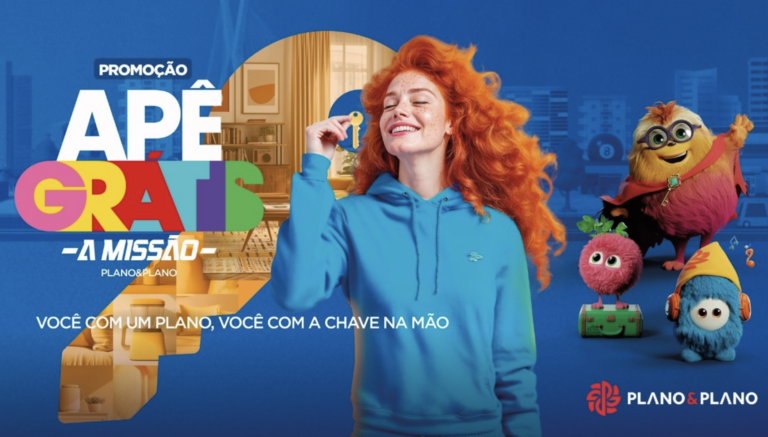 Plano&Plano estreia campanha ‘Apê Grátis – A Missão’