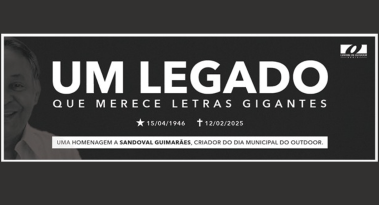 Central de Outdoor celebra legado de Sandoval Guimarães