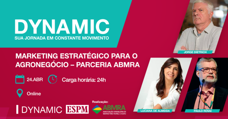 Inscrições abertas para Marketing Estratégico para o Agronegócio