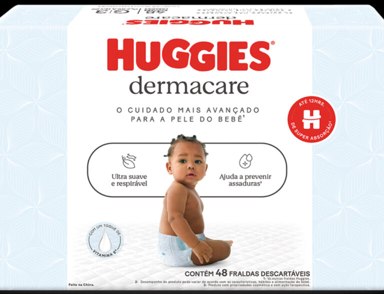 Huggies lança a linha de fraldas Dermacare