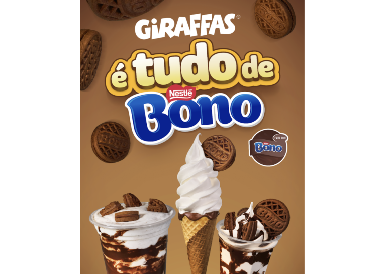 Giraffas lança linha de sobremesas “Tudo de Bono”