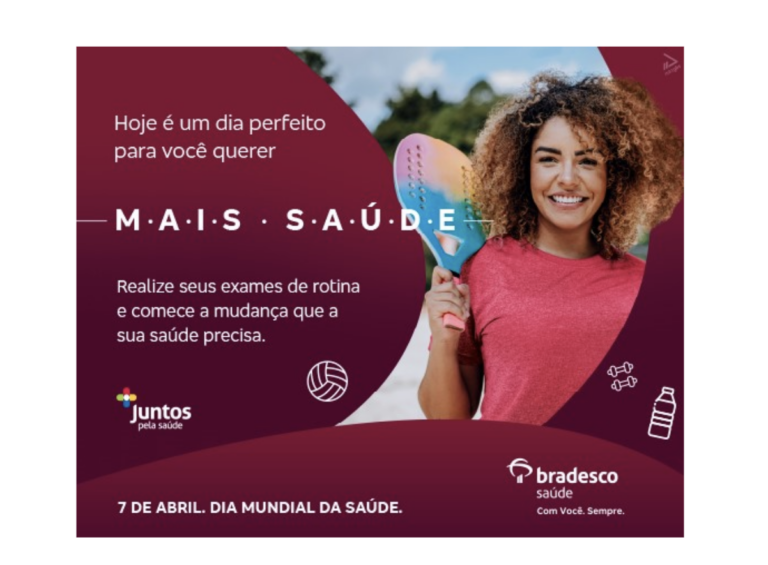 Bradesco Saúde enfatiza a importância do autocuidado