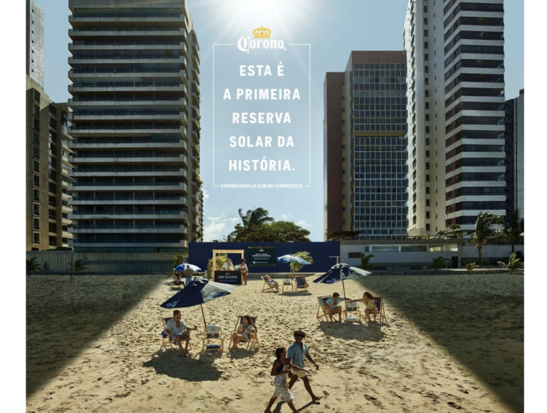 Corona cria reserva solar em parceria com a Grey