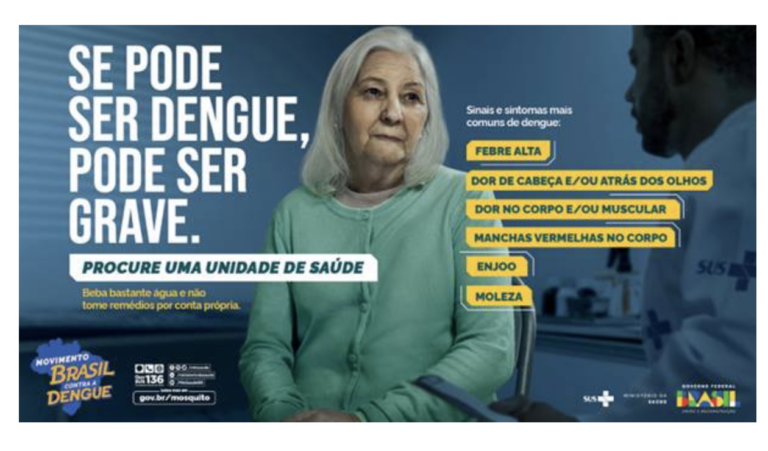 Ministério de Saúde lança “Se pode ser dengue, pode ser grave”