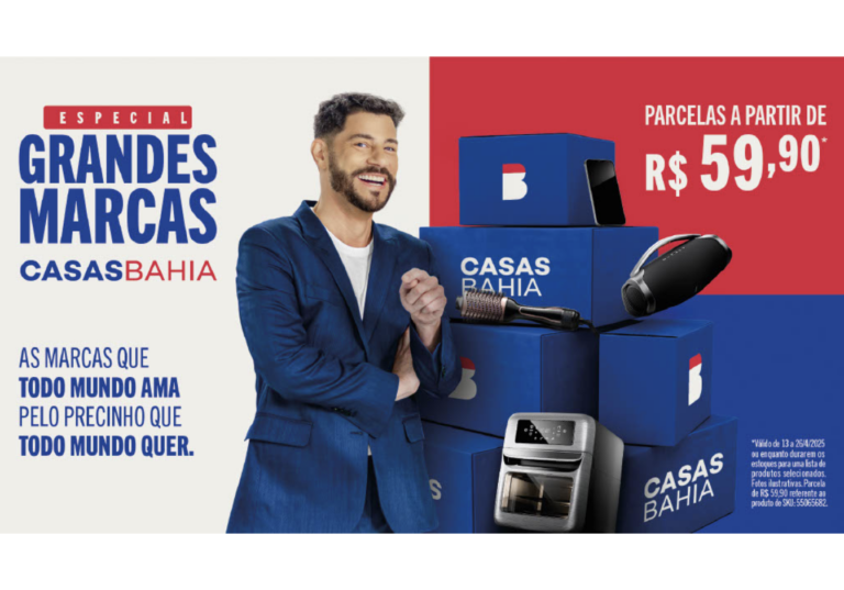 Evaristo Costa estrela nova campanha da Casas Bahia