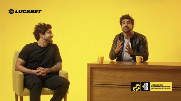 LuckBet estreia comercial com Caio Castro no Sportv e no Globoplay