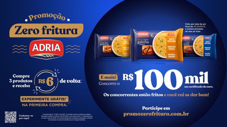 Adria lança campanha do Lámen Zero Fritura
