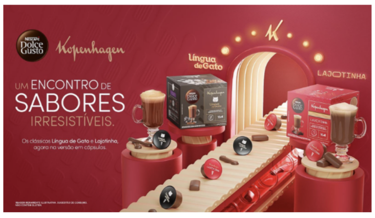 NESCAFÉ Dolce Gusto e Kopenhagen transformam chocolates em bebidas