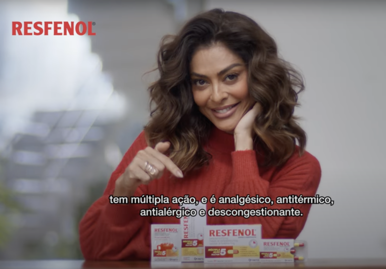  Resfenol lança campanha com Juliana Paes