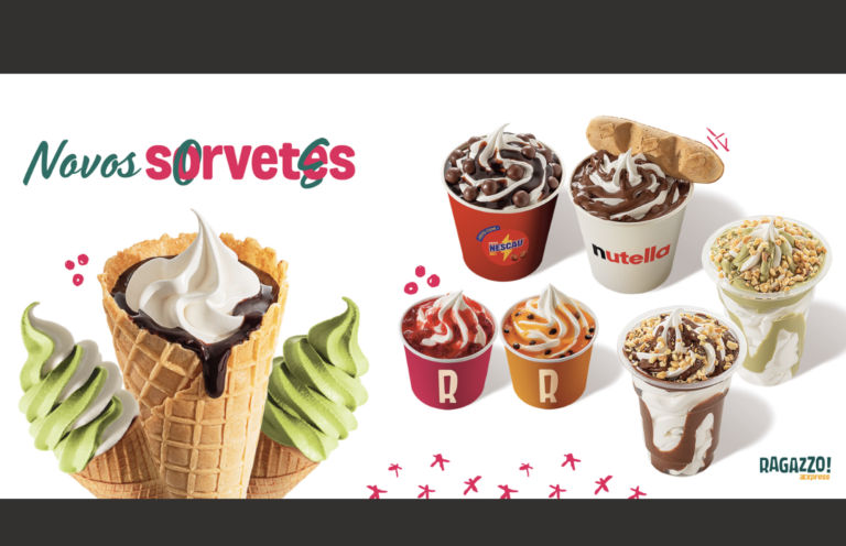 Ragazzo Express lança nova linha de sorvetes