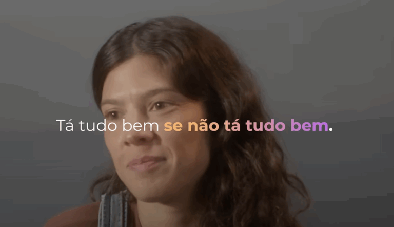 Saúde mental é tema da campanha publicitária de estreia da BurnUp