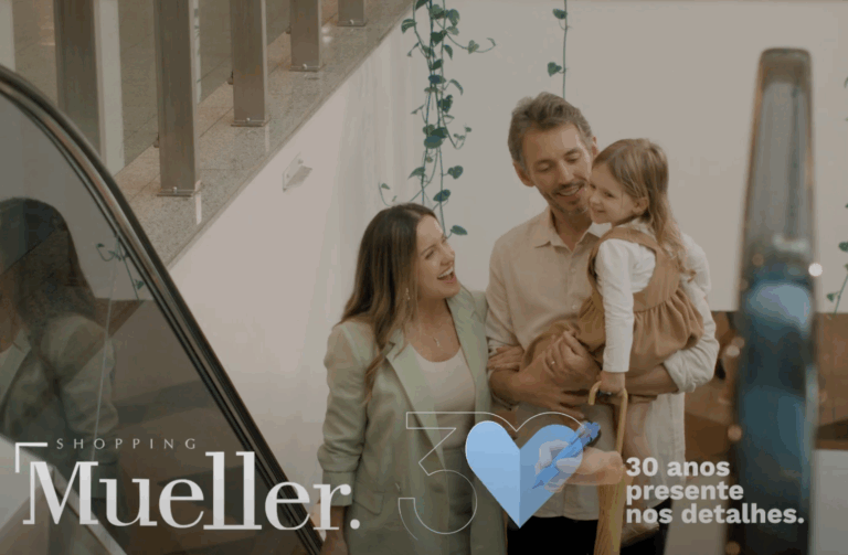 Shopping Mueller celebra 30 anos com nova campanha