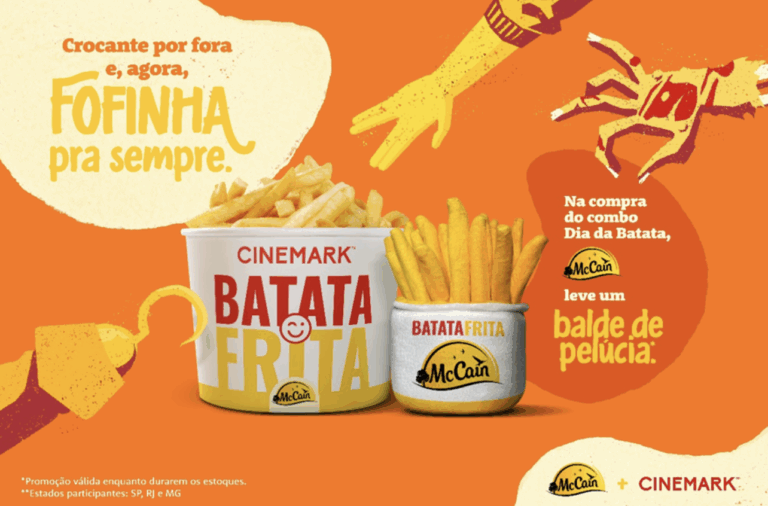 McCain e Cinemark celebram o Dia da Batata com pelúcia