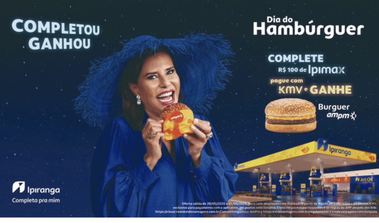 Ipiranga oferece um Burguer AmPm no Dia do Hambúrguer