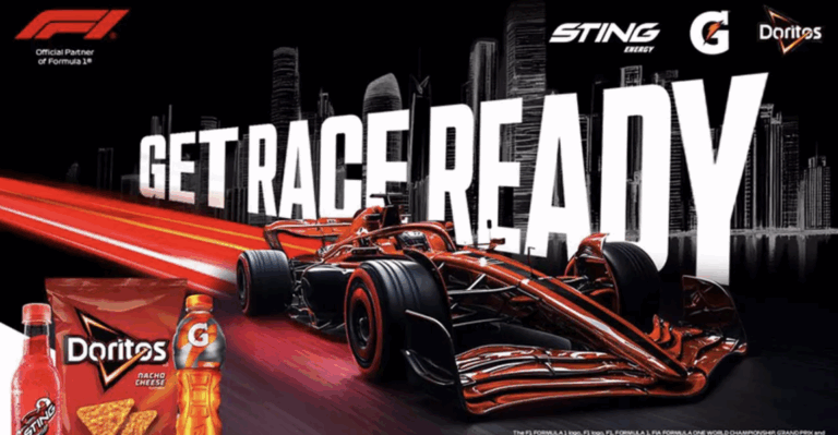 PepsiCo anuncia parceria global com a Fórmula 1