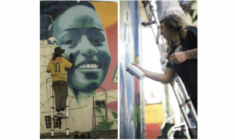 Ultragaz leva energia aos murais de comunidades