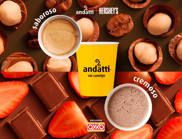 OXXO lança bebidas sazonais com café andatti