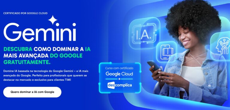 Descomplica e TIM lançam curso gratuito de IA