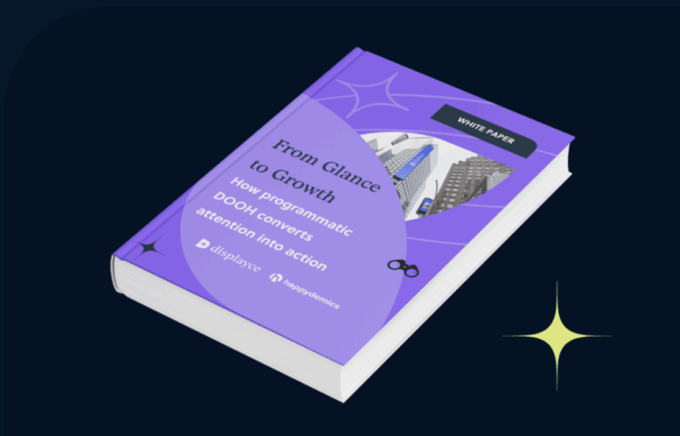 Displayce e a Happydemics lançar publicação sobre DOOH