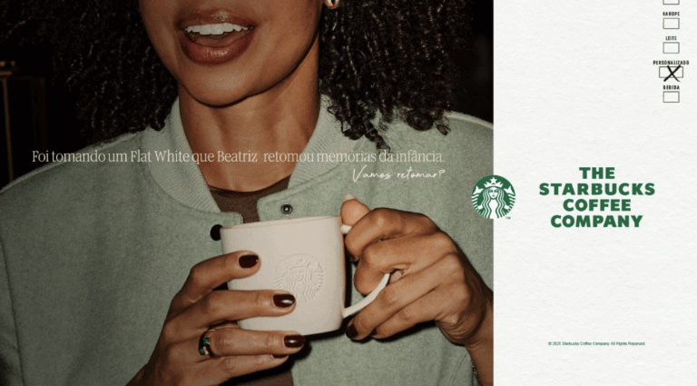 Starbucks diz “Vamos Retomar?” com bebida gratuita