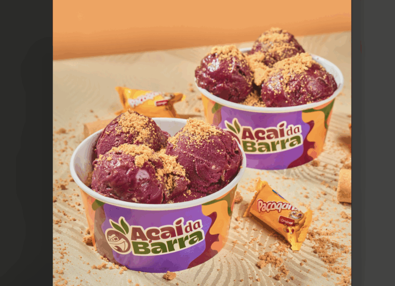 Açaí da Barra lança parceria com Paçoquita