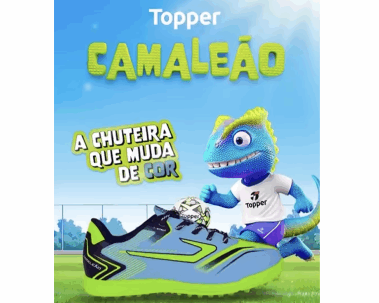 Topper lança chuteira infantil com tecnologia que muda de cor