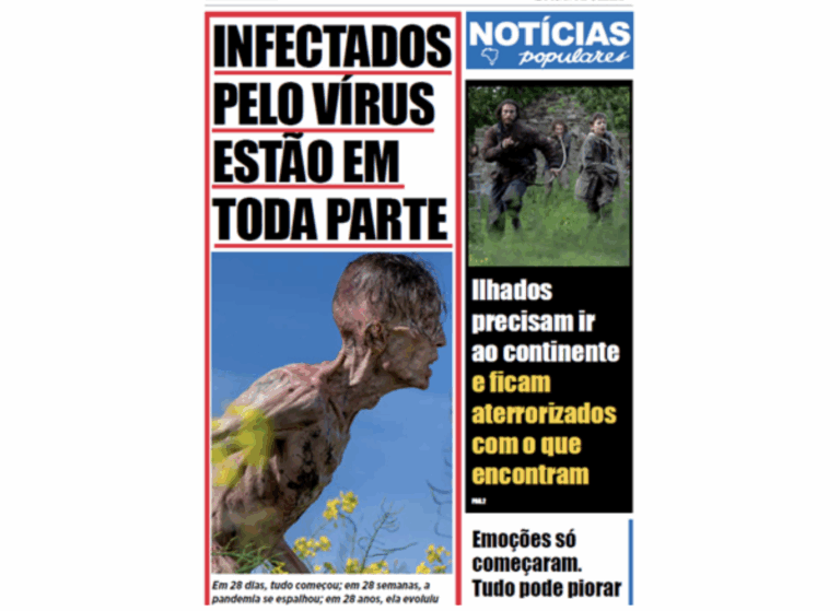 Notícias Populares volta à vida para“Extermínio: A Evolução”