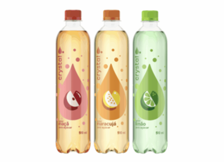 Crystal apresenta novos sabores gaseificados