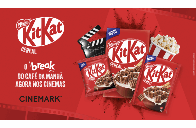 KITKAT Cereal levar vídeos do TikTok para o Cinemark 