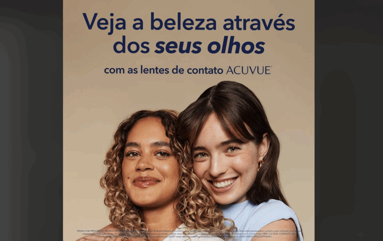 Campanha Seja Visto com ACUVUE celebra a autenticidade
