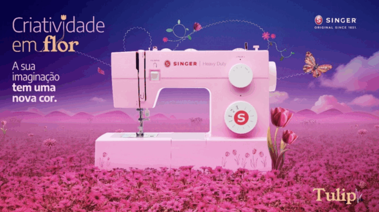 Singer apresenta máquina Tulip na Mega Artesanal 2025  