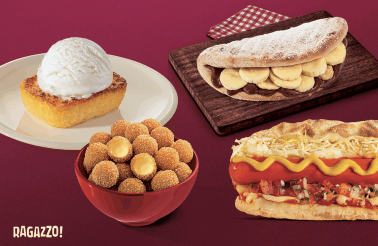 Ragazzo lança cocada de forno e bolinha de queijo