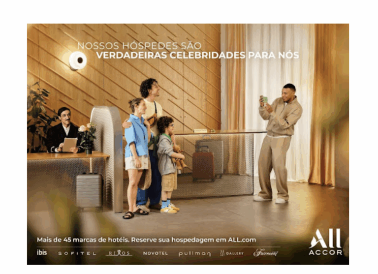 Kylian Mbappé estrela nova campanha global do ALL Accor