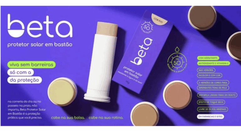Beta lança o Beta Protetor Solar em Bastão