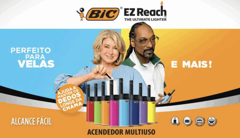 BIC EZ Reach divulga nova fase de campanha com Snoop Dogg e Martha Stewart