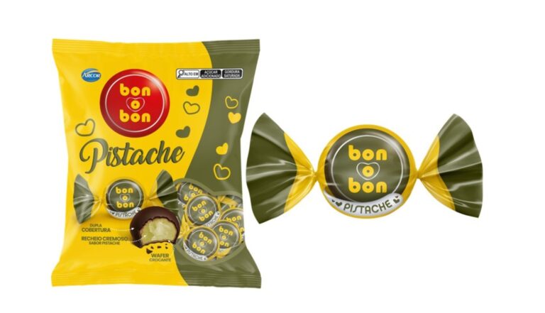 Pistache é a nova aposta do Bon o Bon da Arcor