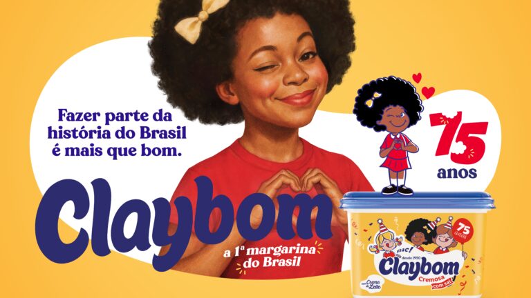 Claybom explora nostalgia em campanha de 75 anos