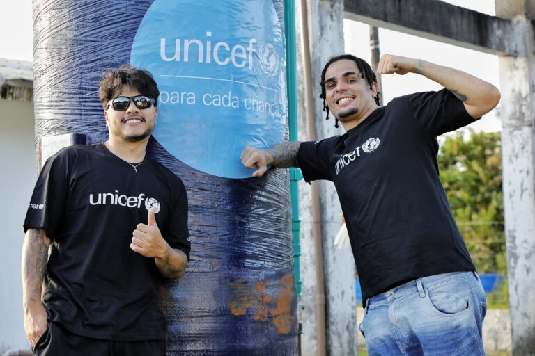 Igão e Mítico são nomeados Apoiadores de Alto Perfil do UNICEF