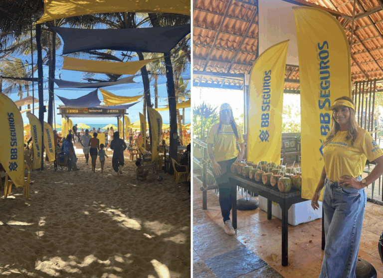 BB Seguros promove ação na Praia do Futuro, em Fortaleza