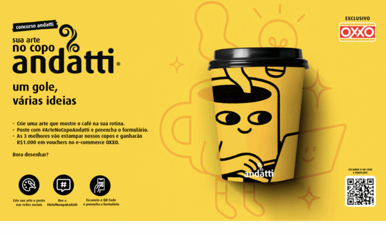 OXXO abre inscrições para concurso do café andatti