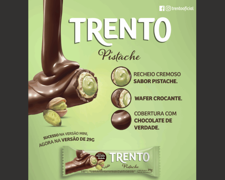 Trento lança versão tradicional com pistache