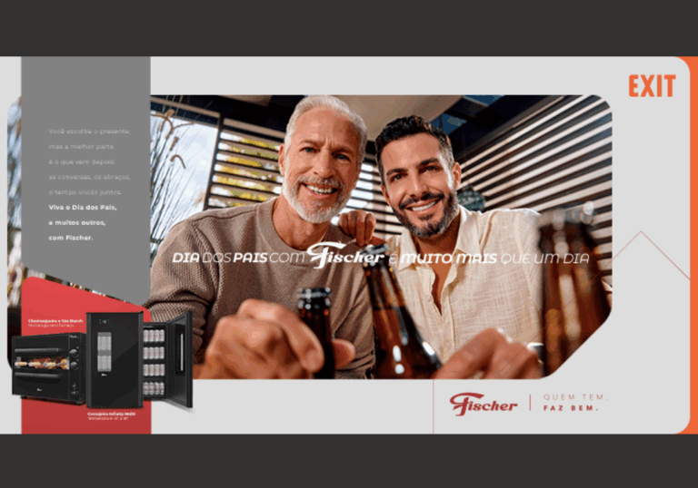 Dia dos Pais inicia parceria entre Exit e Fischer