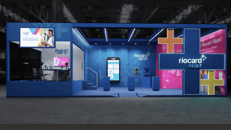 Fluxxo produz estande da Riocard Mais pelo 4º ano