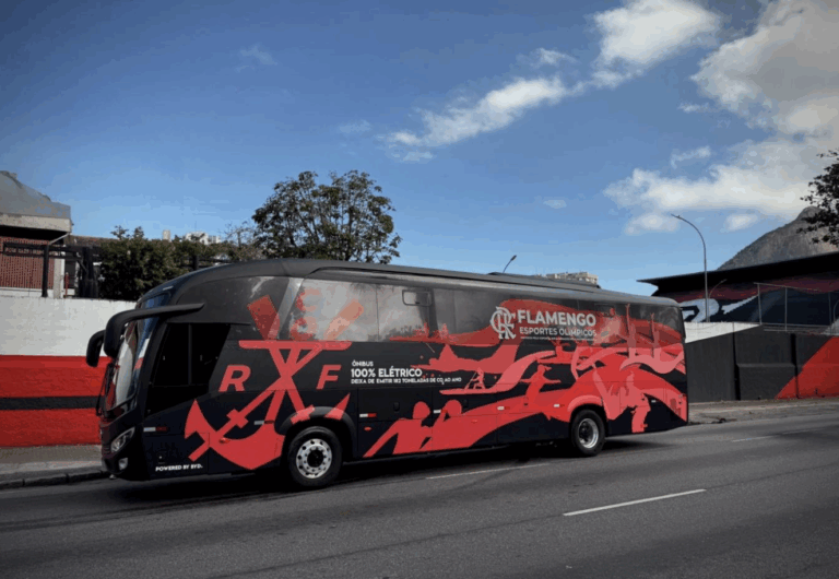 Flamengo adota ônibus elétrico com tecnologia BYD